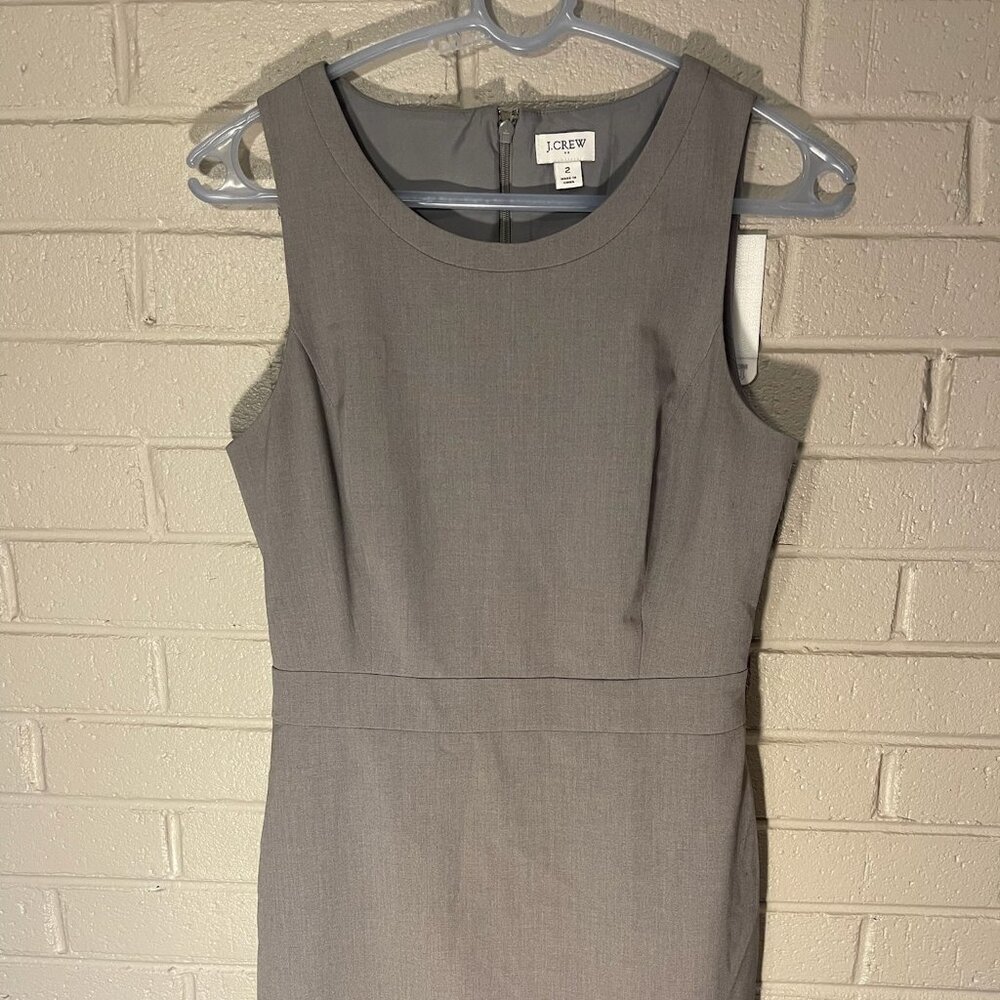 J.Crew Sleek Gray Professional Dress
